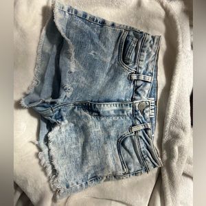 Urban: Denim shorts blue washed